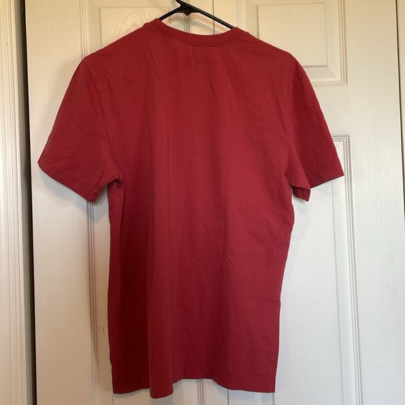 Life is Good sz M Red Graphic T-Shirt with “Take a Hike” man & backpack motif - Picture 5 of 8